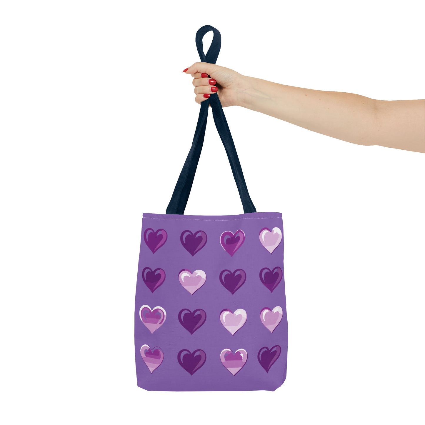 Valentine's Light purple Tote Bag (AOP)