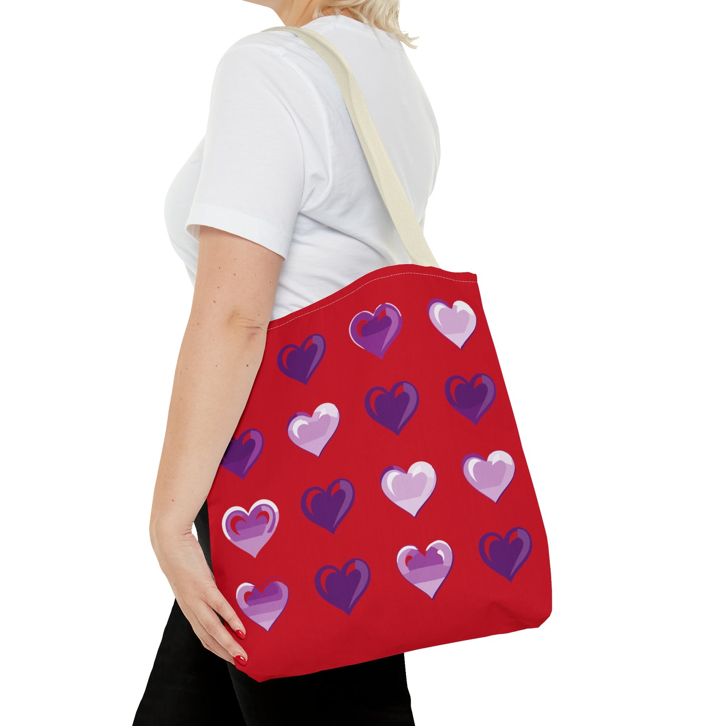 Valentine's red Tote Bag (AOP)