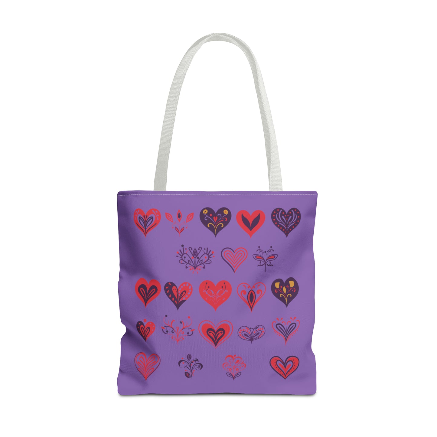 Valentine's light purple Tote Bag (AOP)