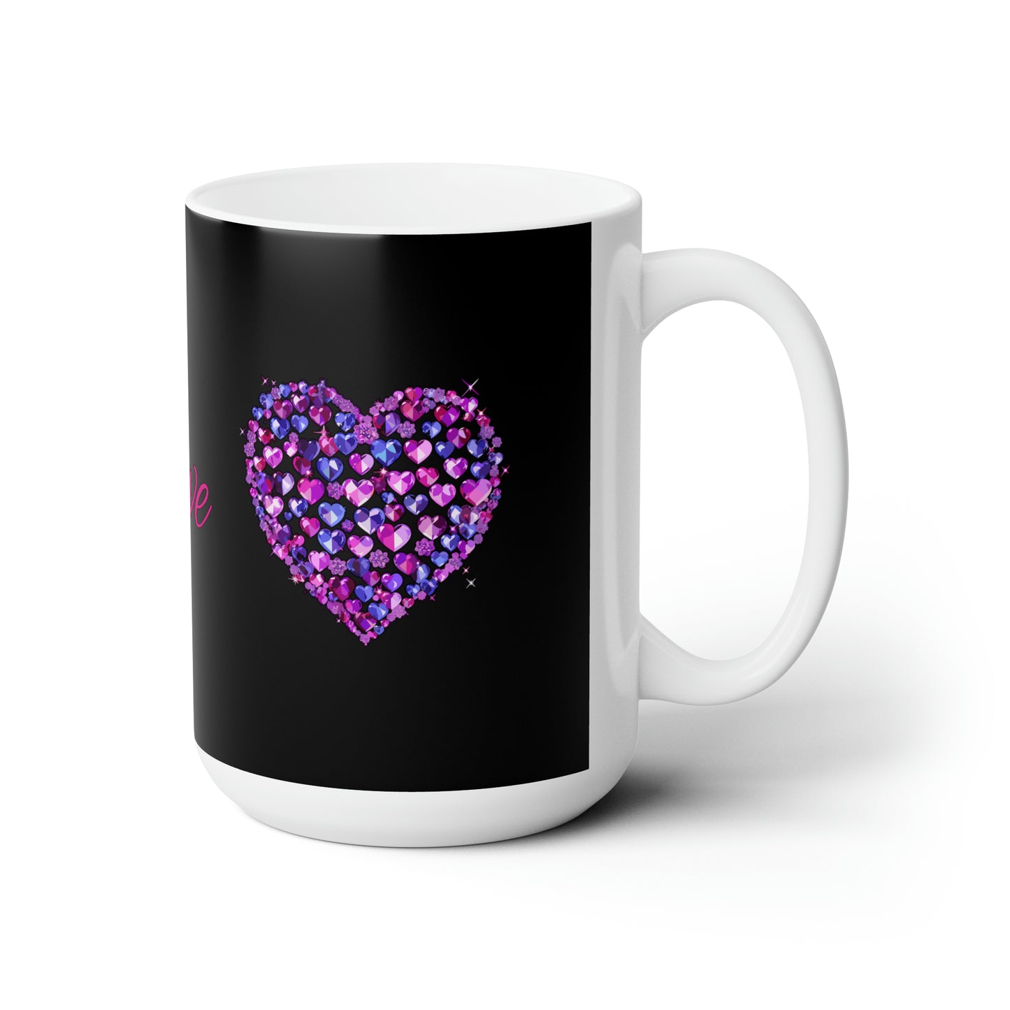 Valentine's day Black Ceramic Mug15oz