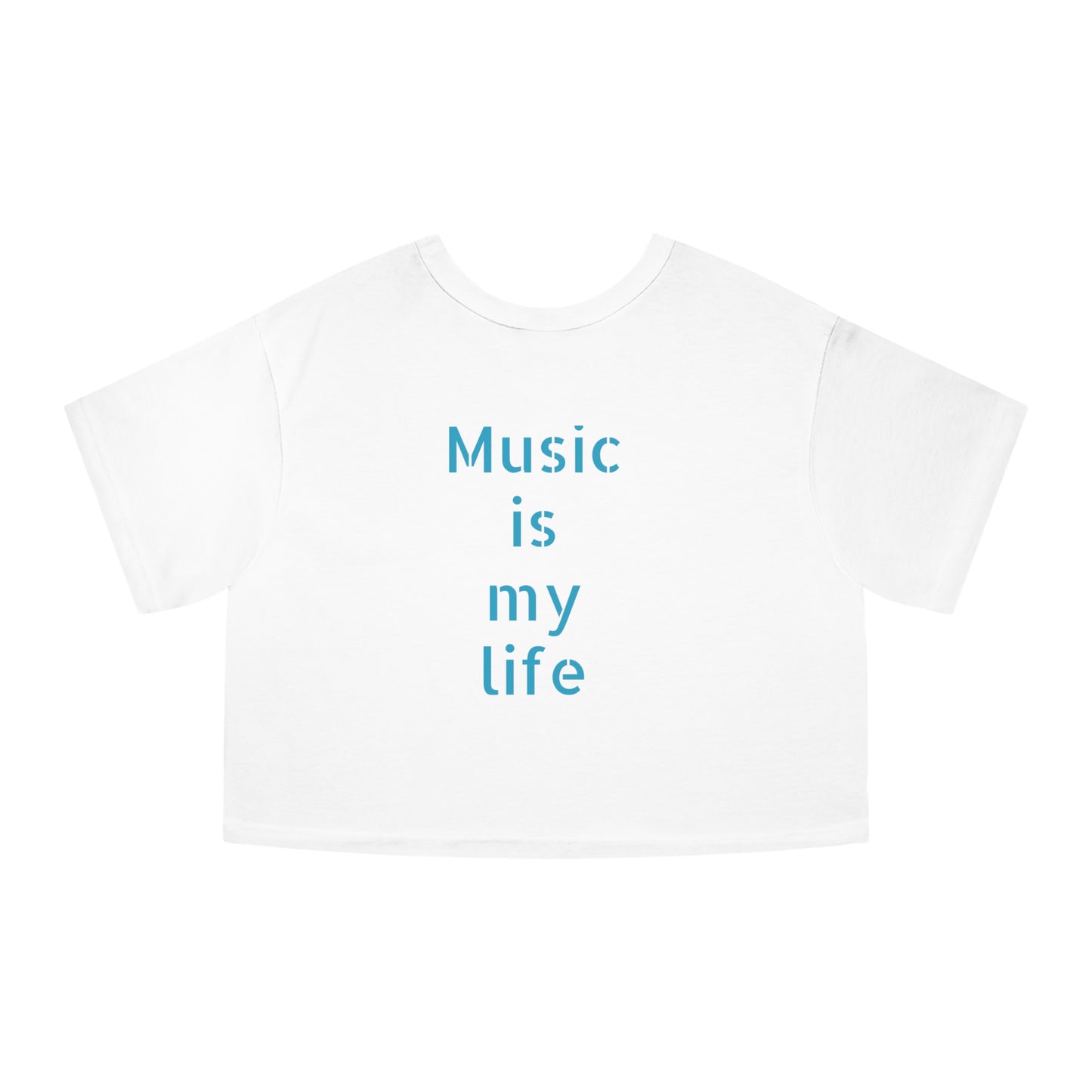 Valentine's and musical combination Champion Women's Heritage Cropped T-Shirt for valentine's day.