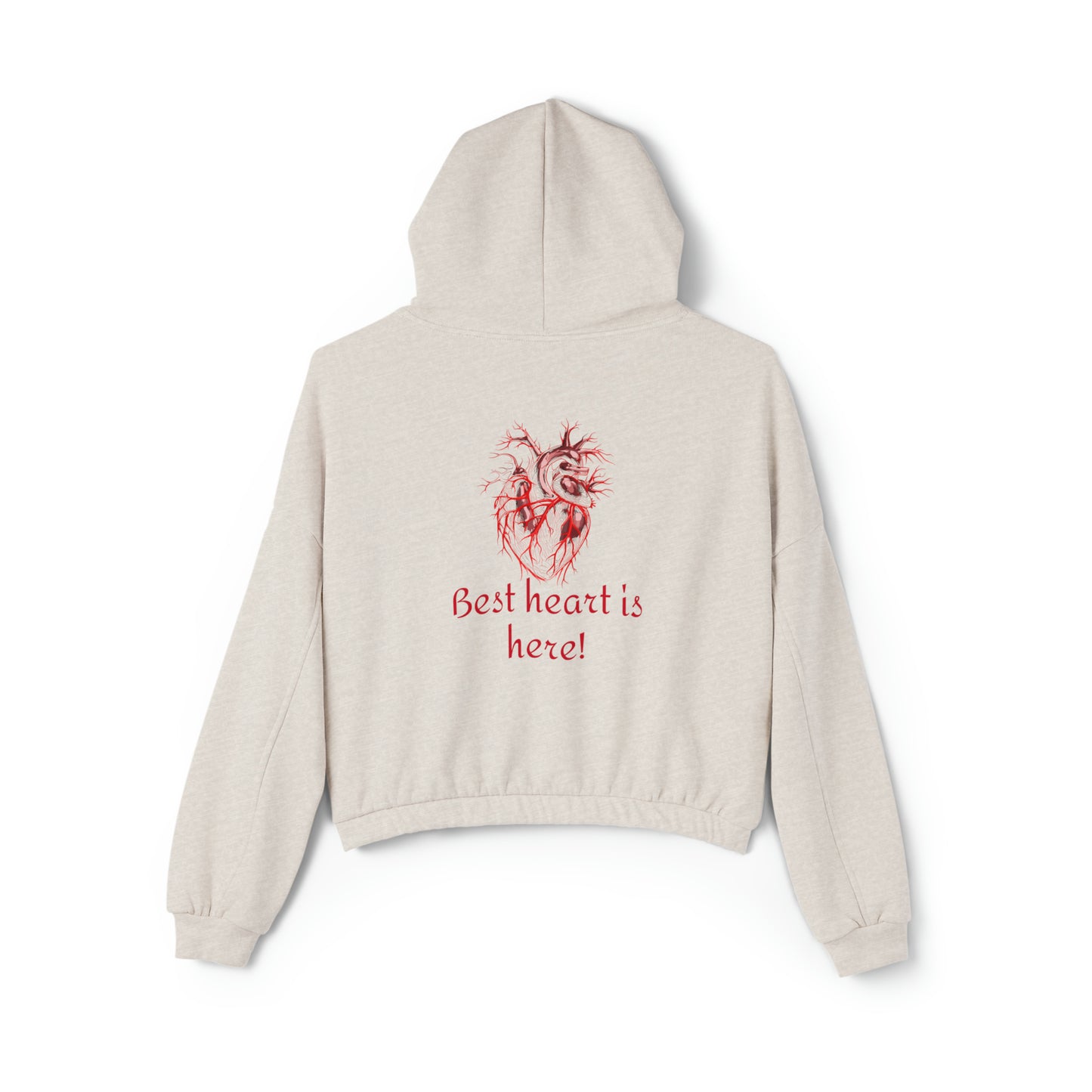 Valentine's best Gift, Women's Cinched Bottom Hoodie