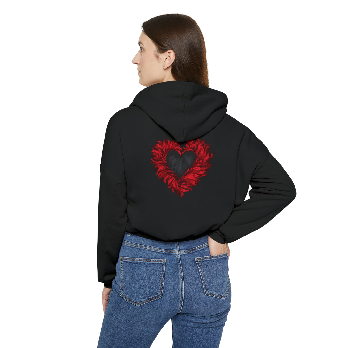 Valentine's best Gift, Women's Cinched Bottom Hoodie