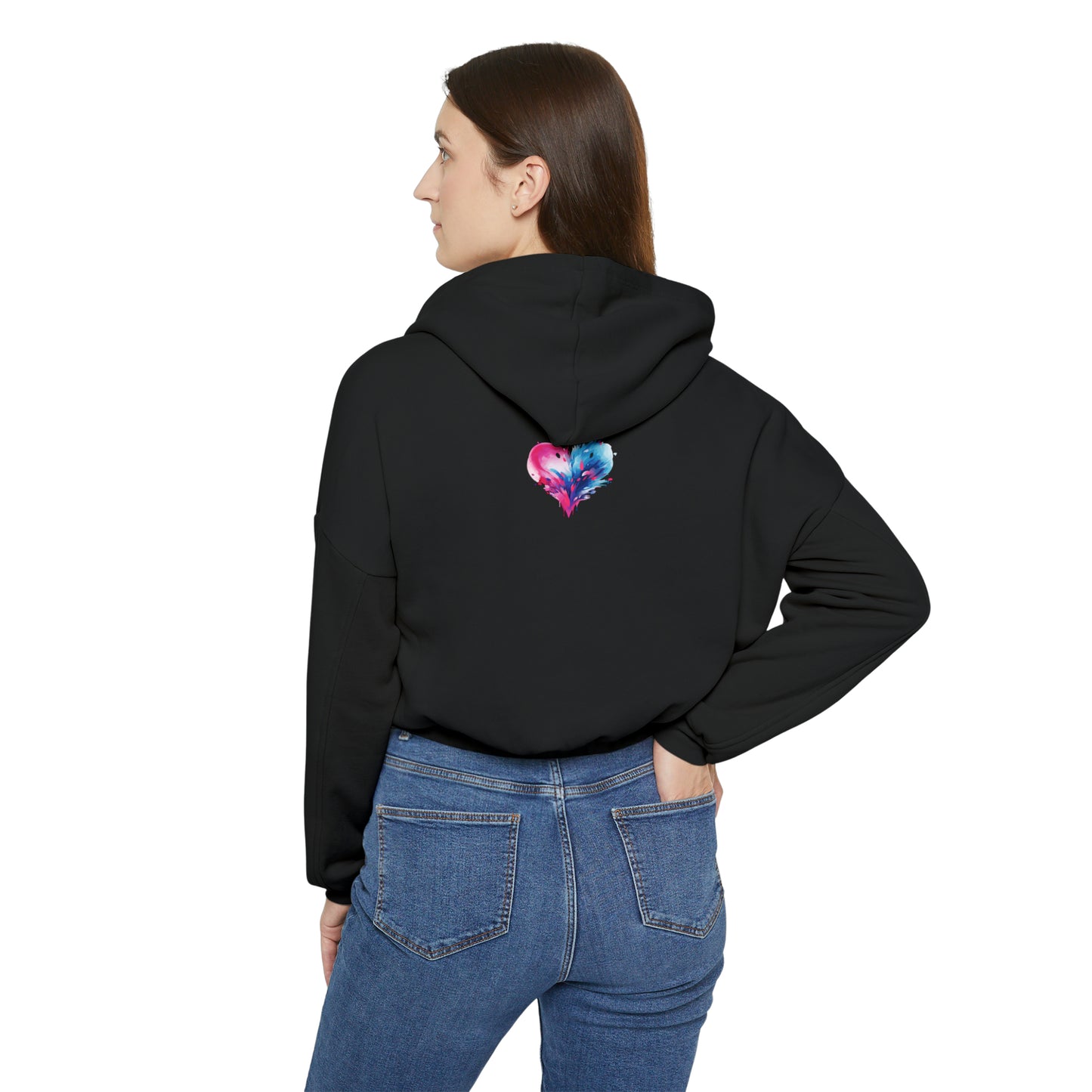 Valentine's best Gift, Women's Cinched Bottom Hoodie