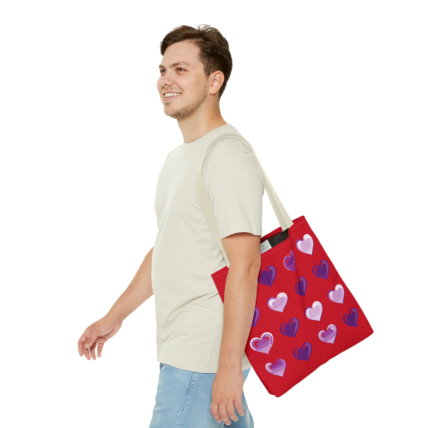 Valentine's red Tote Bag (AOP)