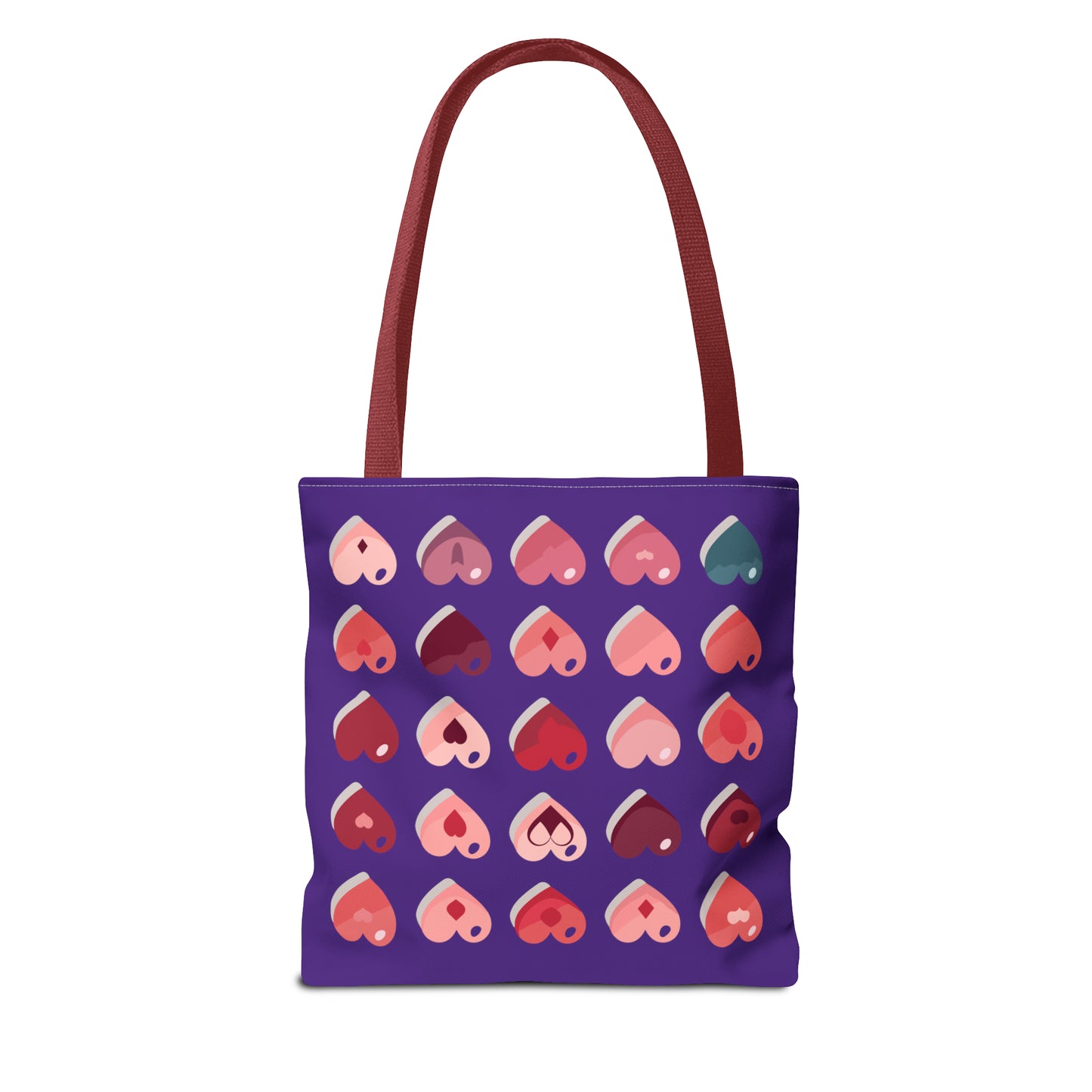 Valentine's purple Tote Bag (AOP)