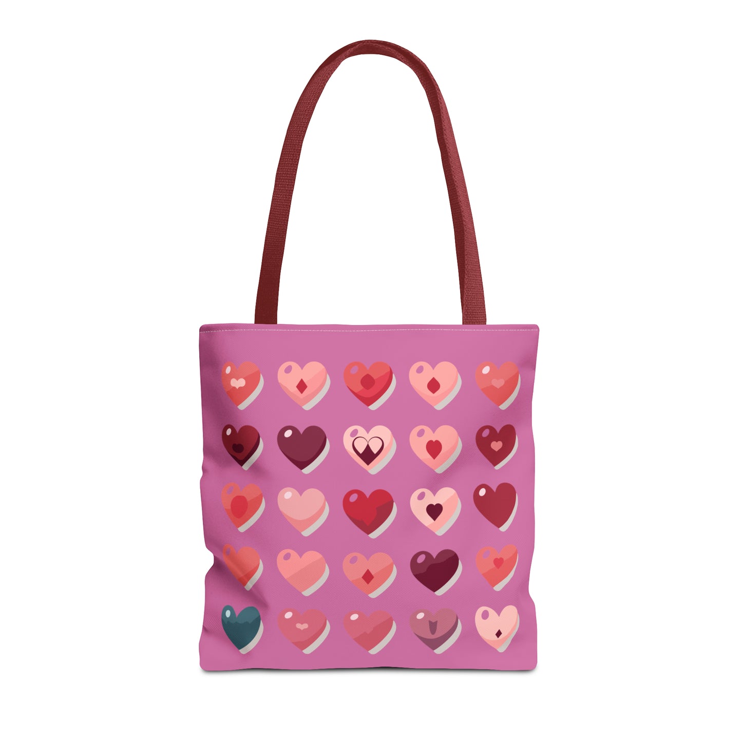 Valentine's light pink Tote Bag (AOP)