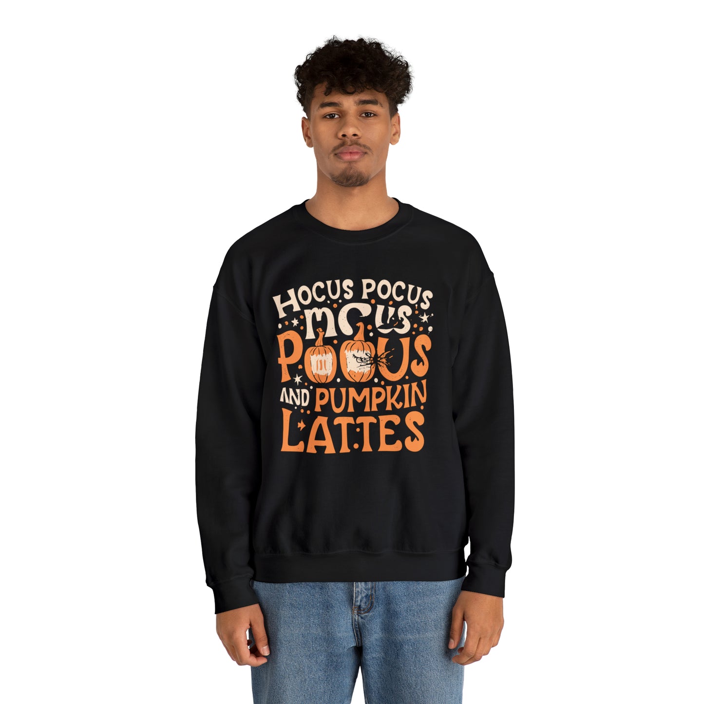 Hocus Pocus Pumpkin Lattes Halloween Sweatshirt, Spooky Season Halloween Sweatshirt, Halloween Costume, Spooky Sweatshirt, Halloween Gifts