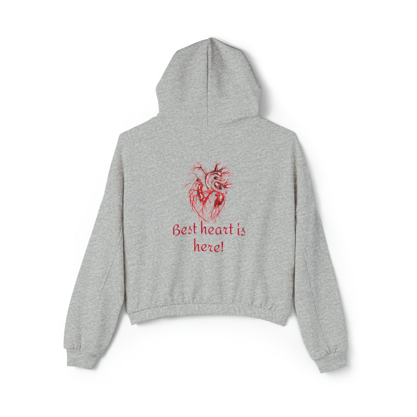 Valentine's best Gift, Women's Cinched Bottom Hoodie