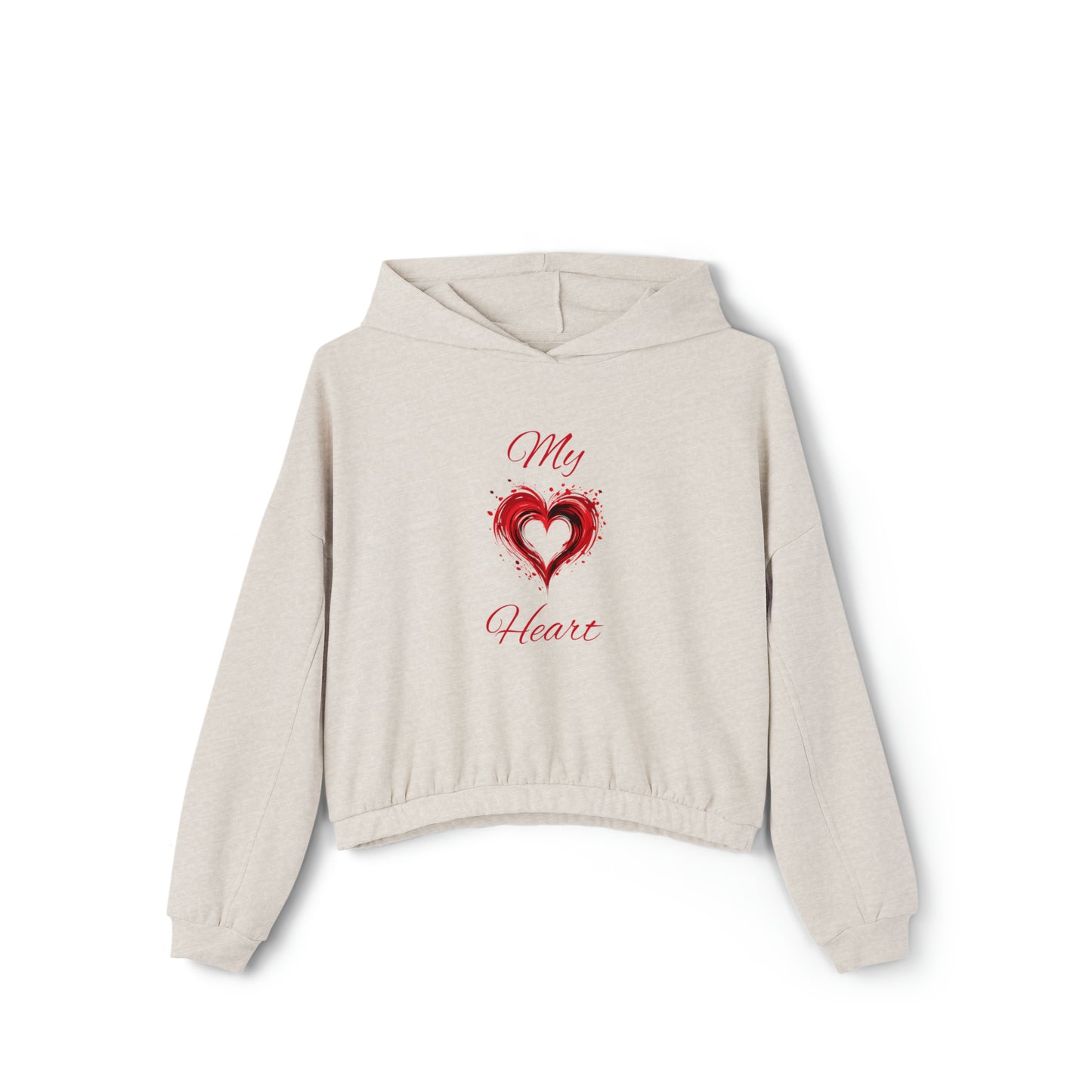 Valentine's best Gift, Women's Cinched Bottom Hoodie