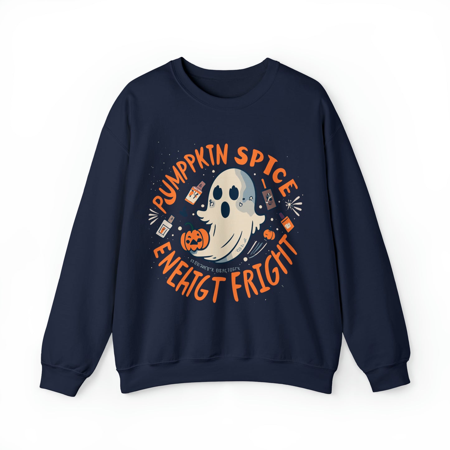 Pumpkin Spice Fright Sweatshirt, Spooky Season Halloween Sweatshirt, Halloween Costume, Spooky Sweatshirt, Halloween Gifts