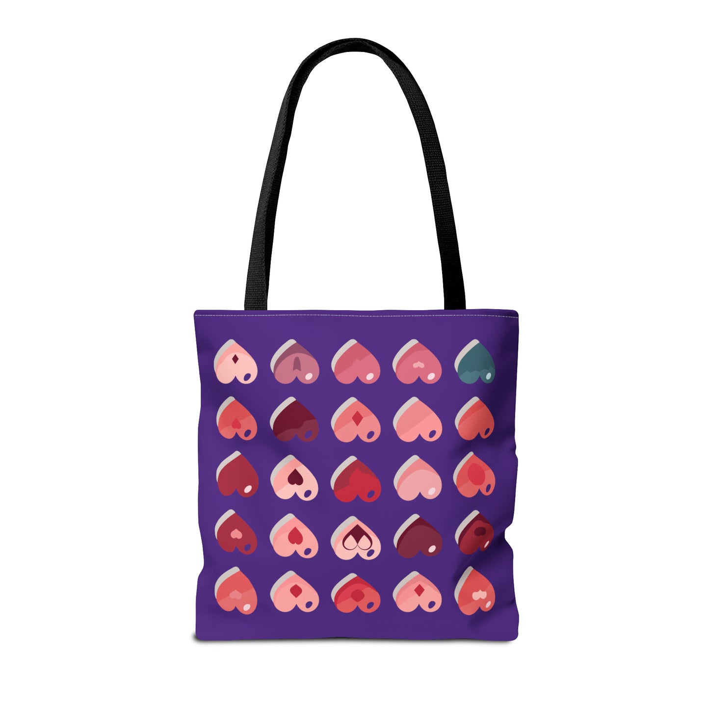 Valentine's purple Tote Bag (AOP)