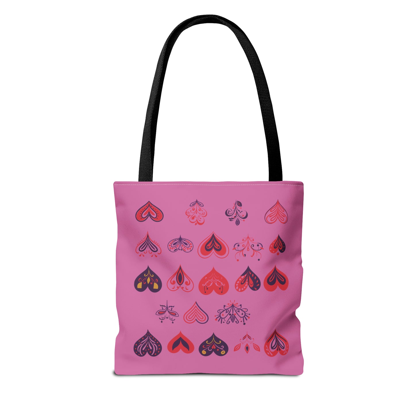 Valentine's light pink Tote Bag (AOP)