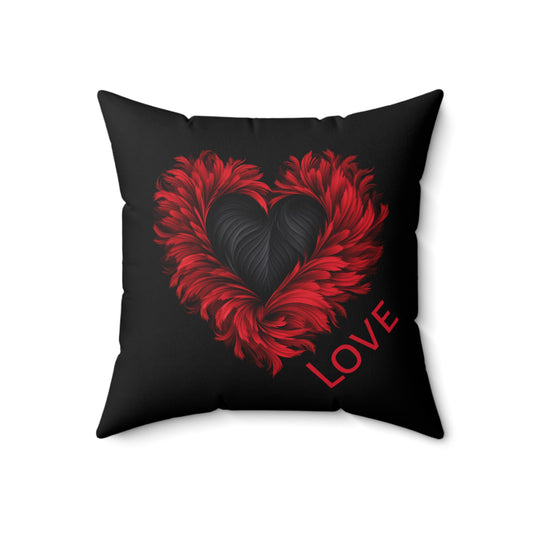 Valentine's day best home decor Spun Polyester Square Pillow