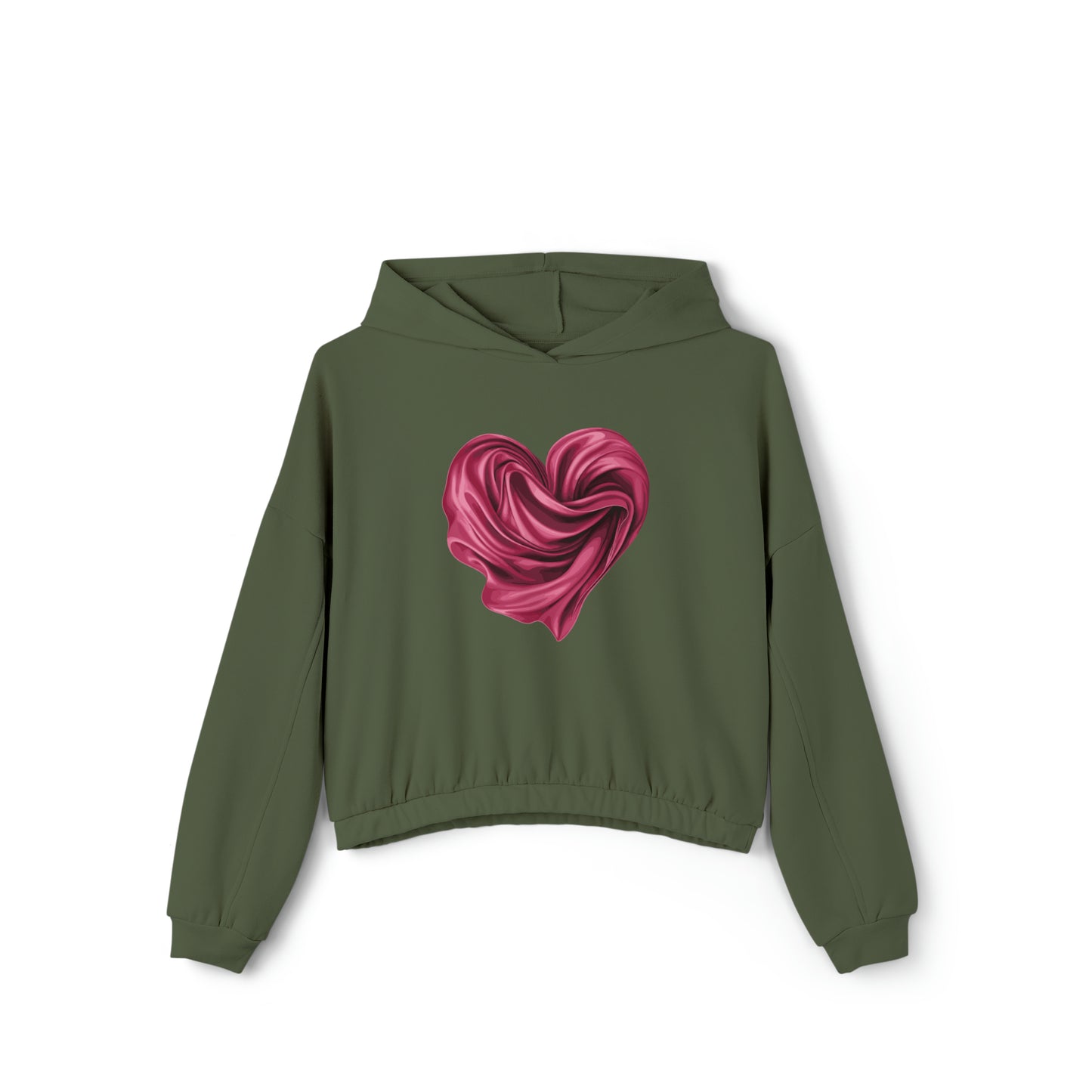 Valentine's best Gift, Women's Cinched Bottom Hoodie