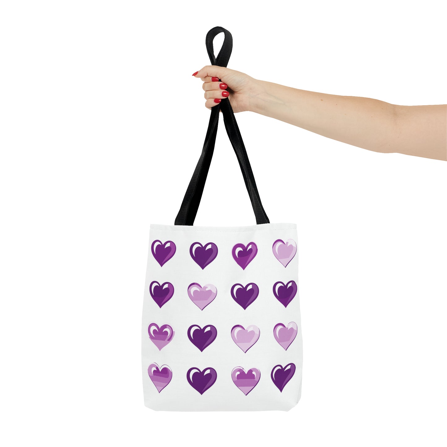 Valentine's white Tote Bag (AOP)