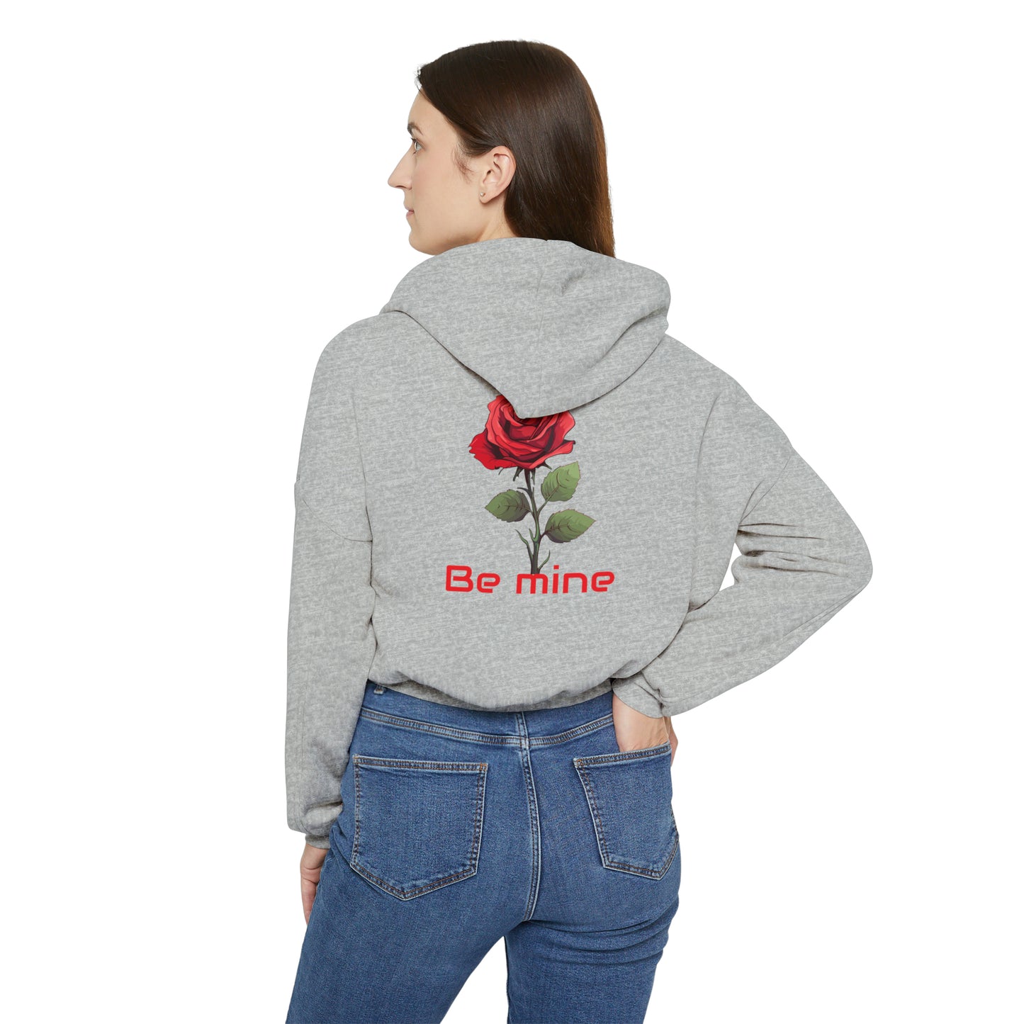 Valentine's best Gift, Women's Cinched Bottom Hoodie