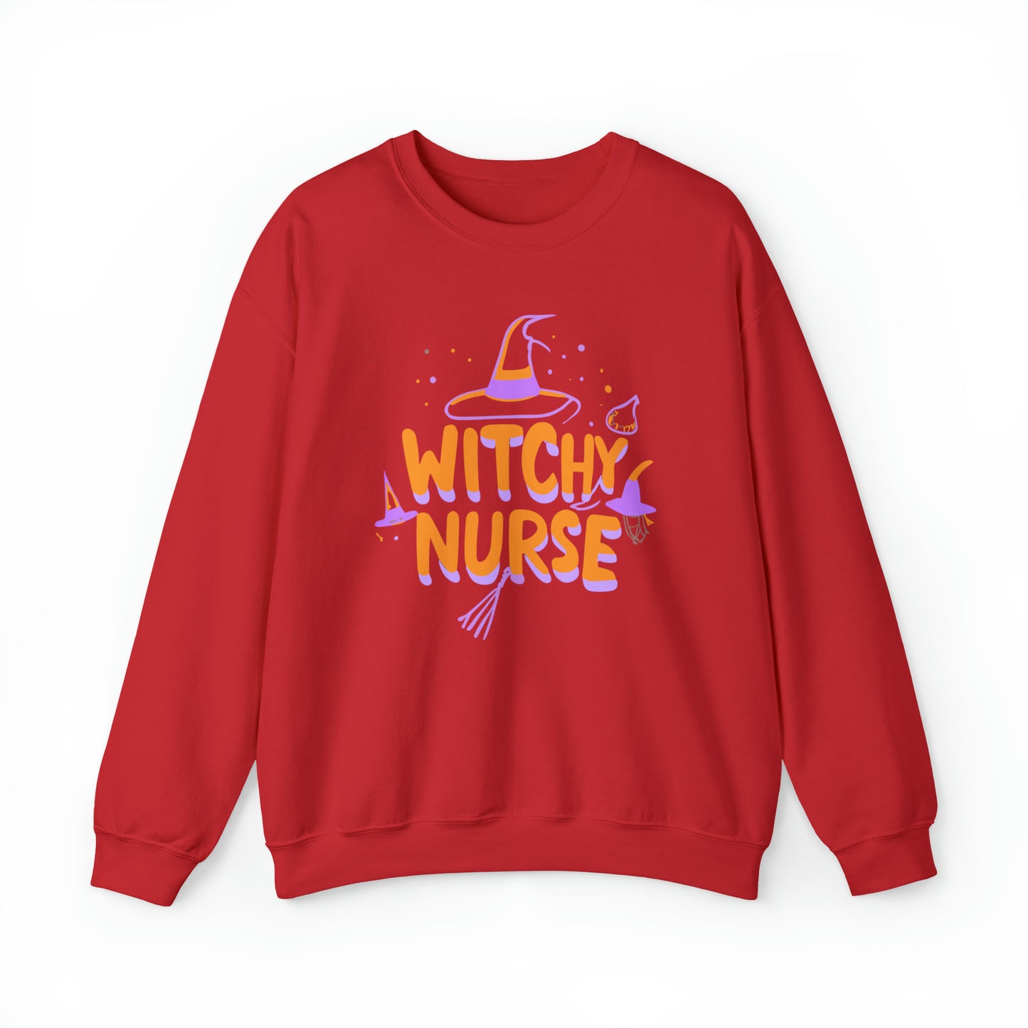 Witchy Nurse Halloween Sweatshirt, Spooky Season Halloween Sweatshirt, Winter Sweatshirt, Spooky Sweatshirt, Halloween Gifts