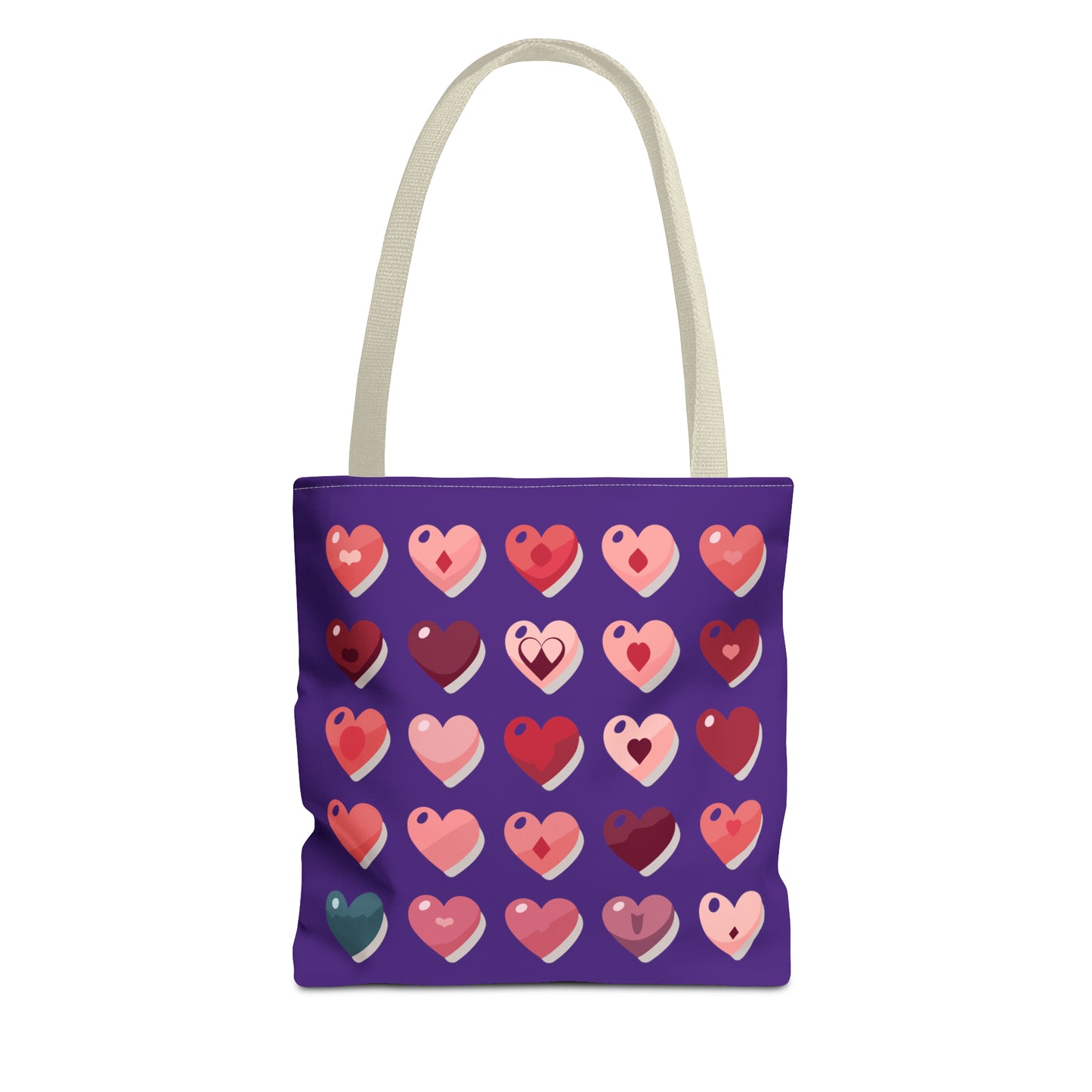 Valentine's purple Tote Bag (AOP)