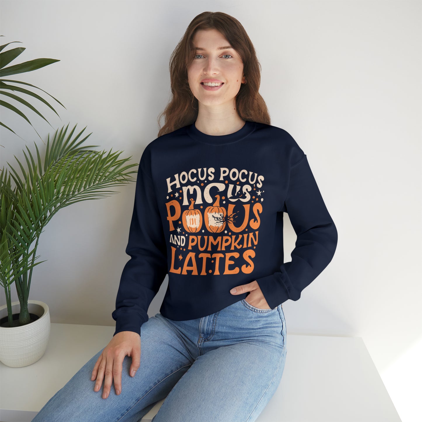 Hocus Pocus Pumpkin Lattes Halloween Sweatshirt, Spooky Season Halloween Sweatshirt, Halloween Costume, Spooky Sweatshirt, Halloween Gifts