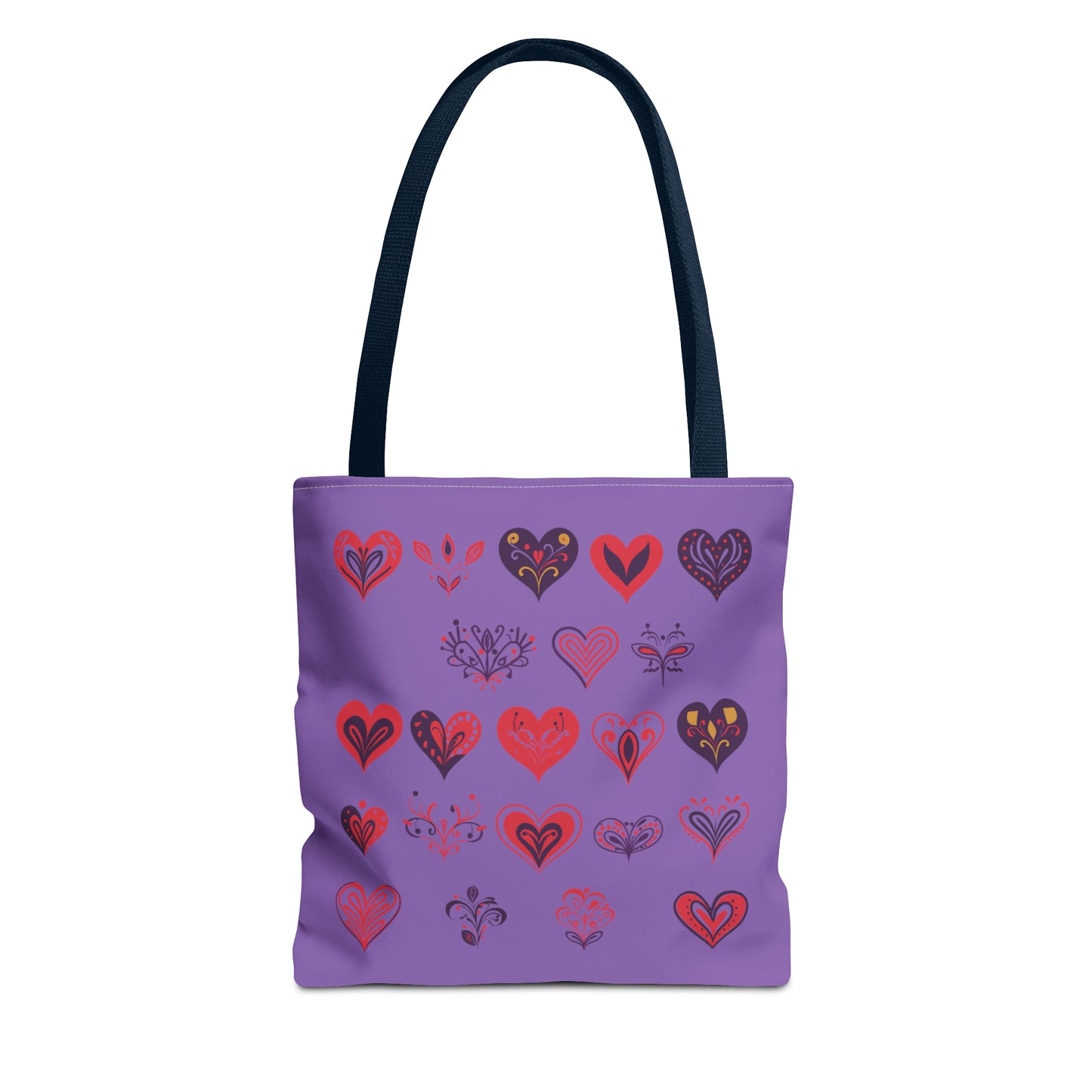 Valentine's light purple Tote Bag (AOP)