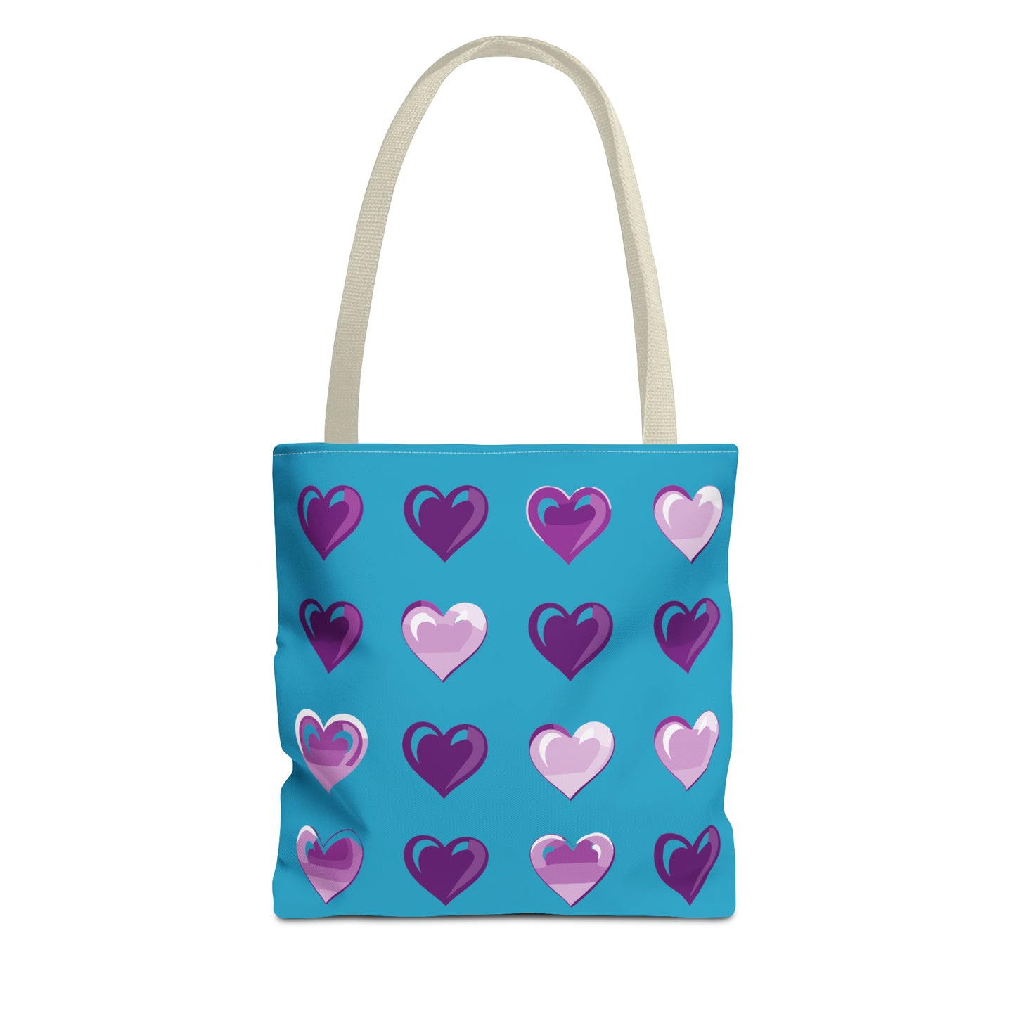 Valentine's Turquoise Tote Bag (AOP)