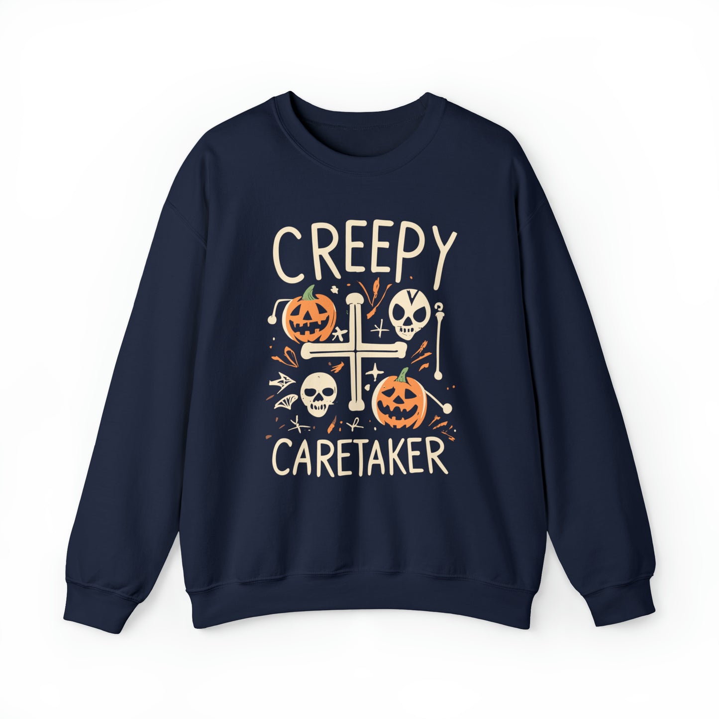 Creepy Caretaker Nurse Halloween Sweatshirt, Spooky Season Halloween Sweatshirt, Winter Sweatshirt, Spooky Sweatshirt, Halloween Gifts