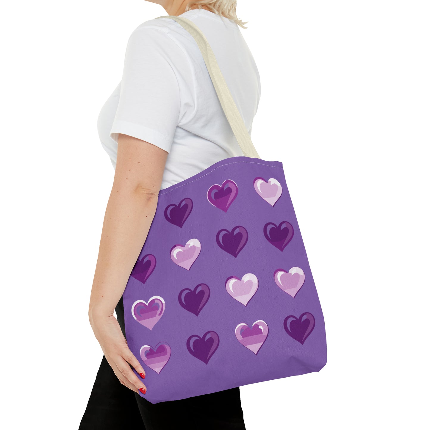 Valentine's Light purple Tote Bag (AOP)