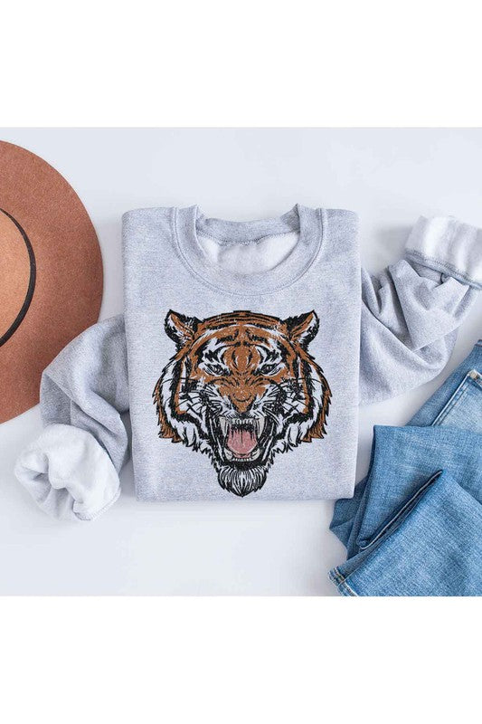 TIGER GRAPHIC SWEATSHIRT