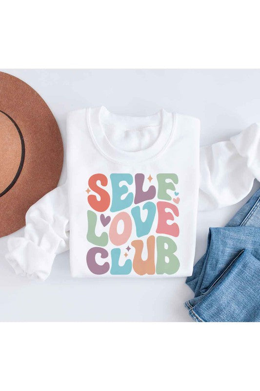 SELF LOVE CLUB GRAPHIC SWEATSHIRT