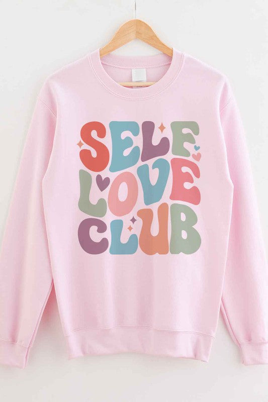 SELF LOVE CLUB GRAPHIC SWEATSHIRT