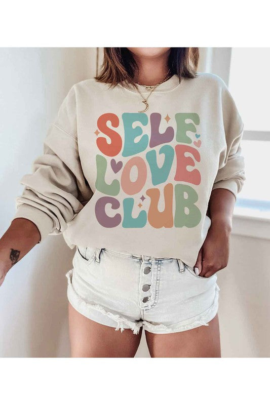 SELF LOVE CLUB GRAPHIC SWEATSHIRT