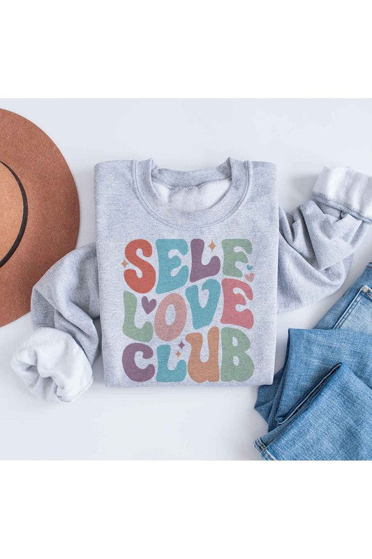 SELF LOVE CLUB GRAPHIC SWEATSHIRT