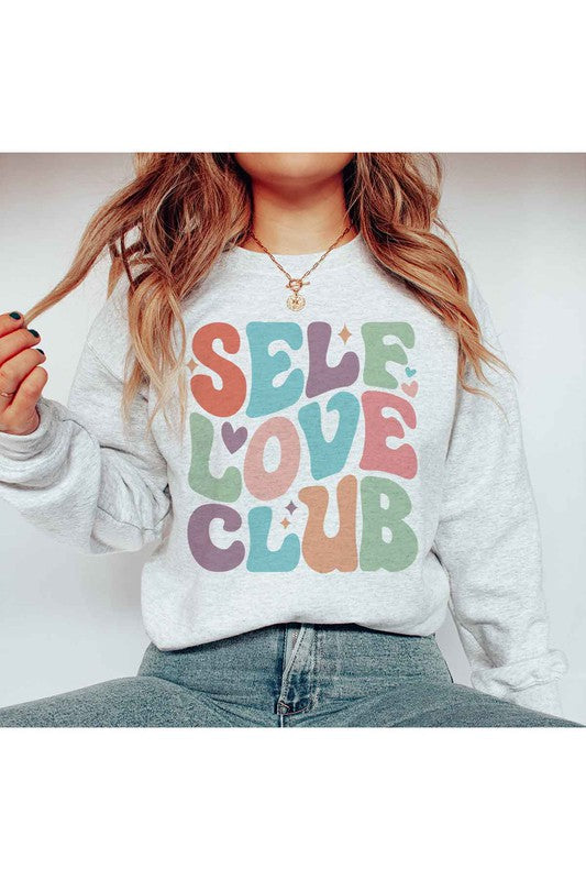 SELF LOVE CLUB GRAPHIC SWEATSHIRT