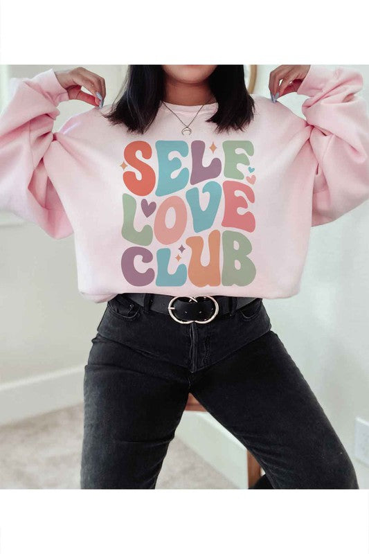 SELF LOVE CLUB GRAPHIC SWEATSHIRT