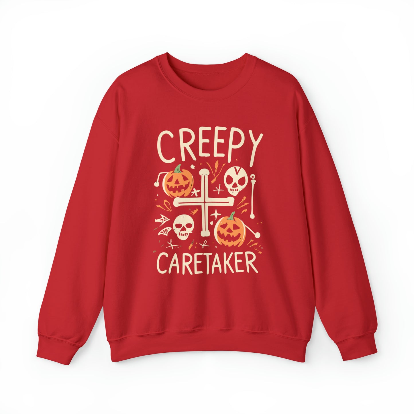 Creepy Caretaker Nurse Halloween Sweatshirt, Spooky Season Halloween Sweatshirt, Winter Sweatshirt, Spooky Sweatshirt, Halloween Gifts