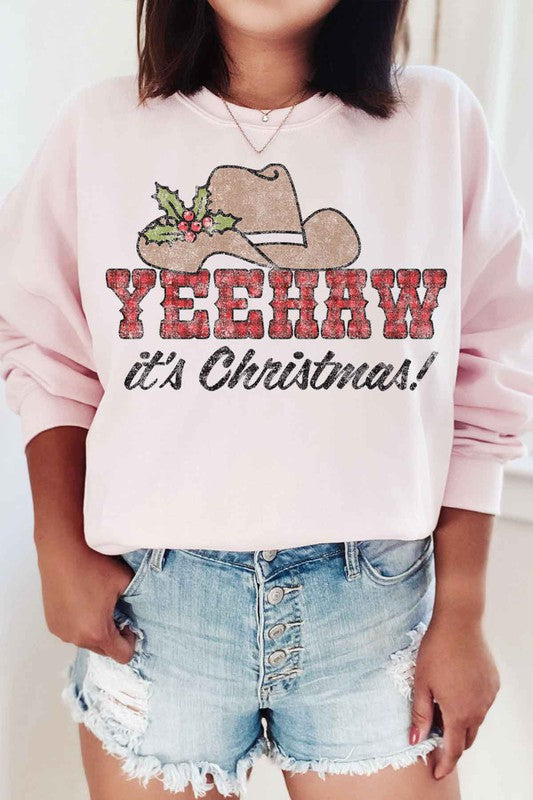 YEEHAW COUNTRY CHRISTMAS PLUS SIZE SWEATSHIRT