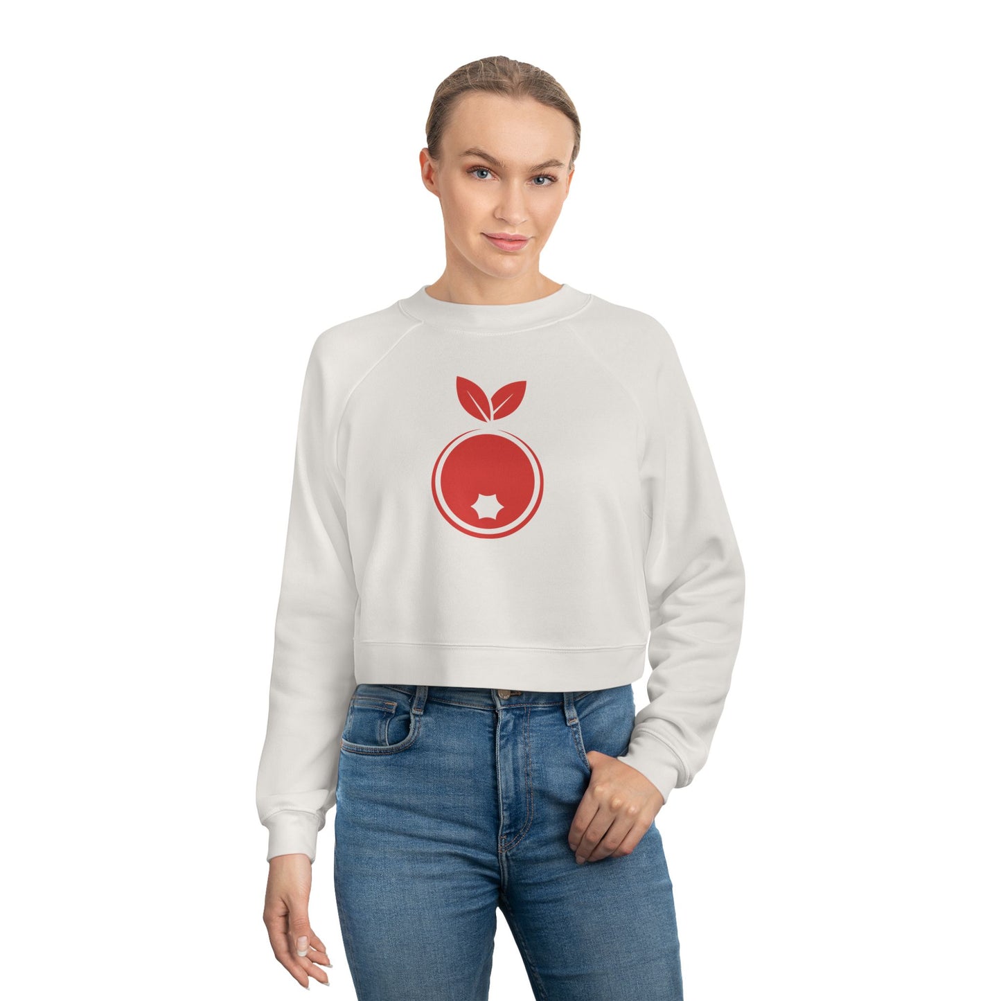 Strawberify Women's Cropped Fleece Pullover