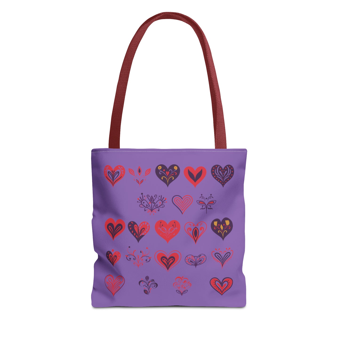 Valentine's light purple Tote Bag (AOP)