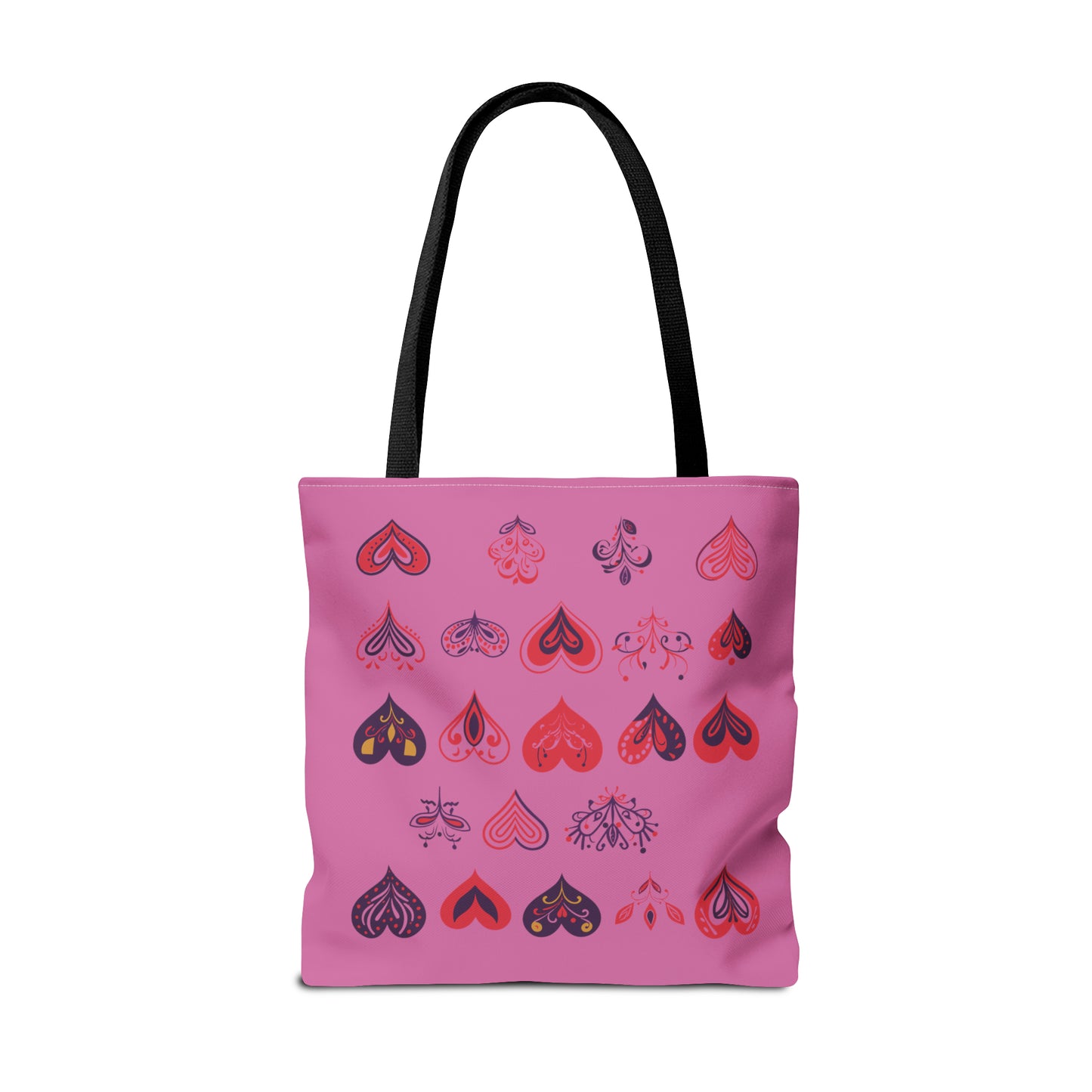 Valentine's light pink Tote Bag (AOP)