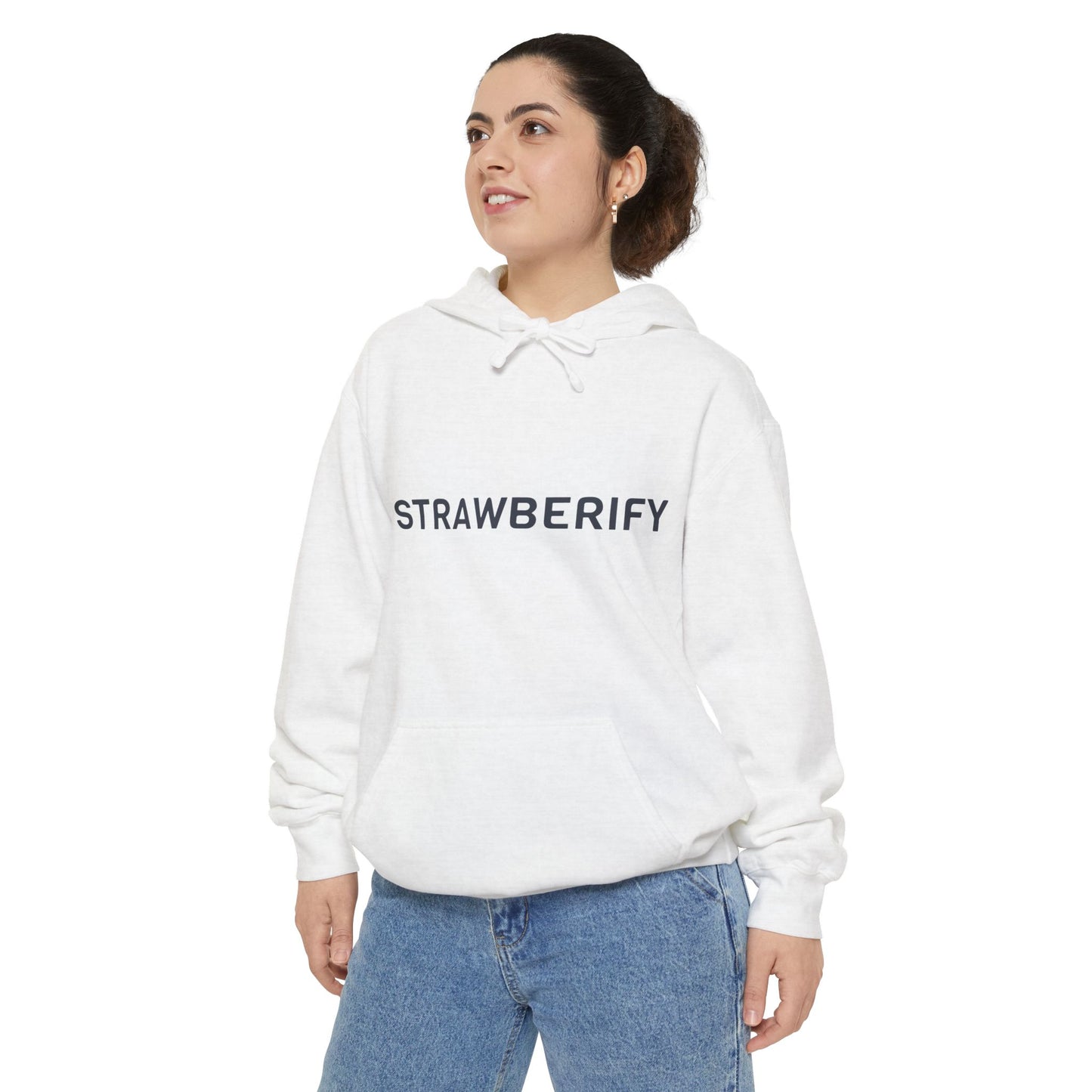 Strawberify Unisex Garment-Dyed Hoodie