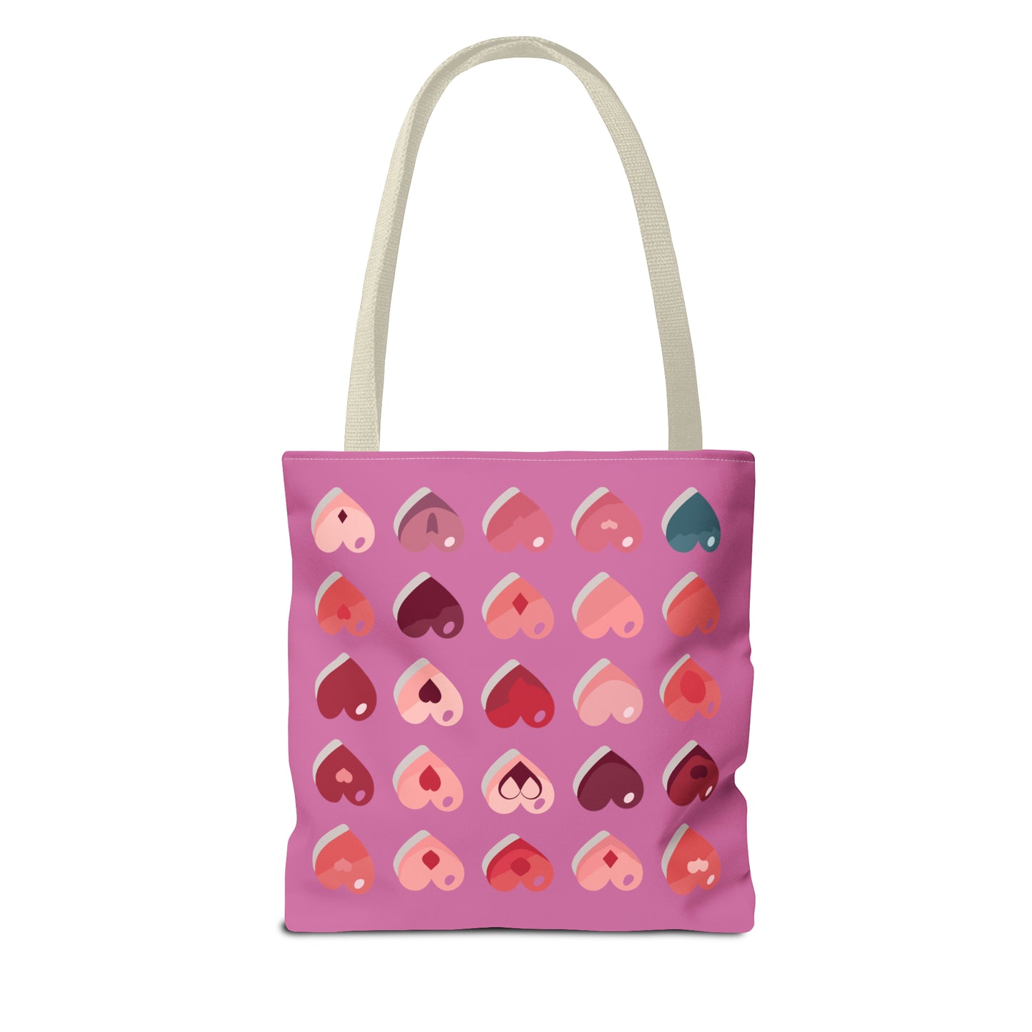 Valentine's light pink Tote Bag (AOP)