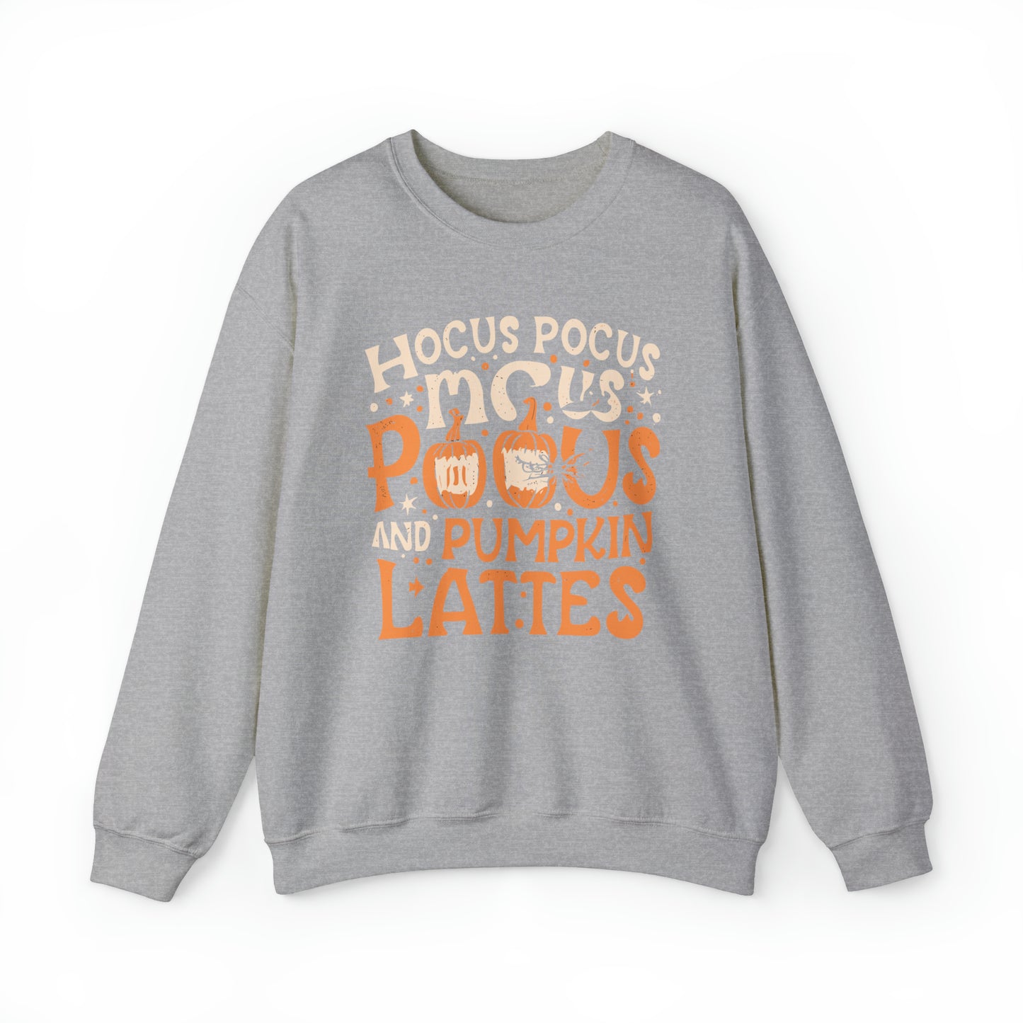 Hocus Pocus Pumpkin Lattes Halloween Sweatshirt, Spooky Season Halloween Sweatshirt, Halloween Costume, Spooky Sweatshirt, Halloween Gifts