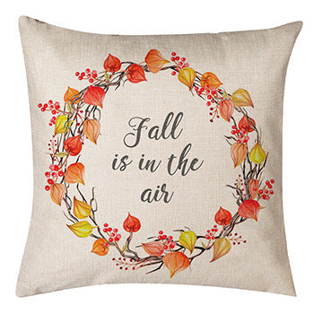 Thanksgiving Pumpkin Pillow Linen Sofa Pillow Cushion