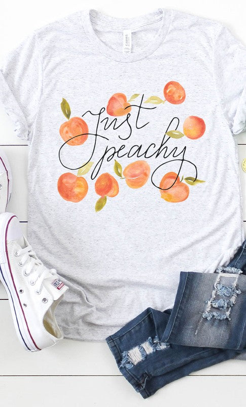 Vintage Just Peachy Graphic Tee