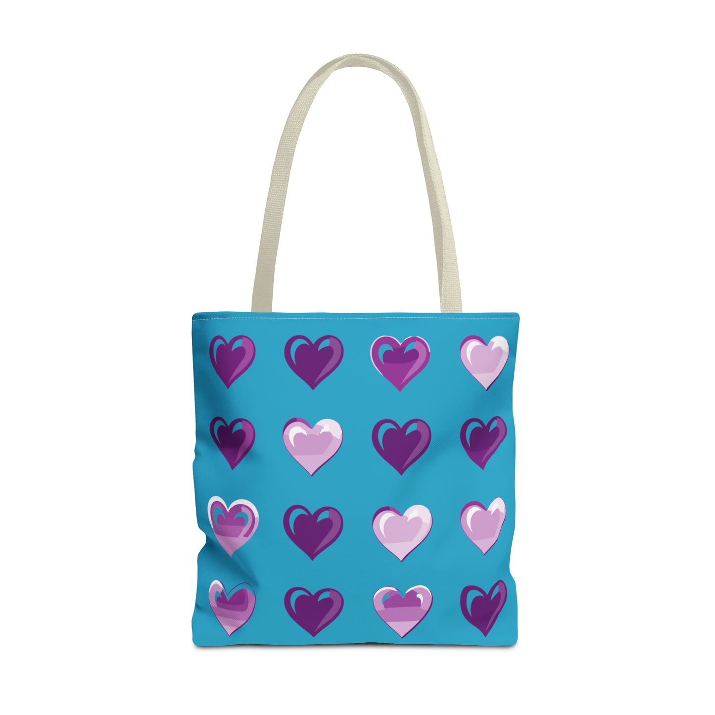 Valentine's Turquoise Tote Bag (AOP)