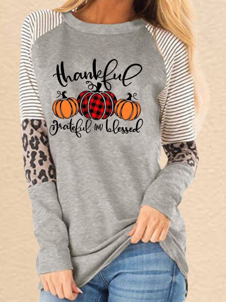 Pumpkin patterned hoodie