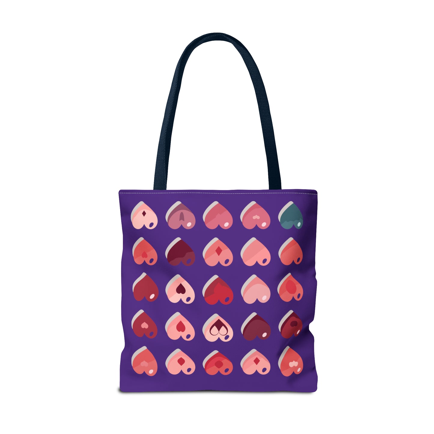 Valentine's purple Tote Bag (AOP)