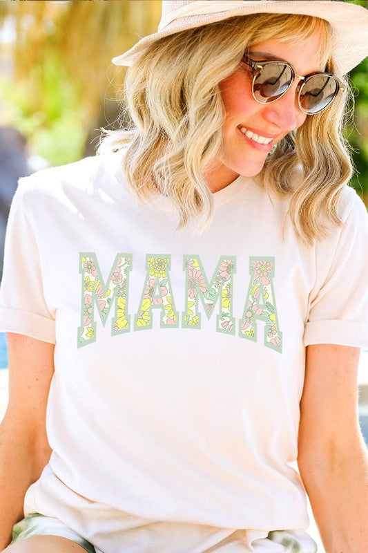 Floral Mama Mothers Day Graphic T Shirts