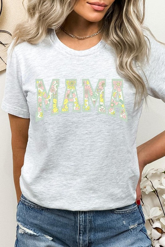 Floral Mama Mothers Day Graphic T Shirts